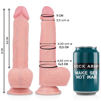 ROCKARMY - DILDO SILICONE LÍQUIDO PREMIUM SPITFIRE 21 CM -O- 4.62 CM - Sexshoptuga 