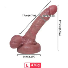 ARMONY - DILDO SILICONE LÍQUIDO REALÍSTICO 17 CM - Sexshoptuga  Sexshoptuga 