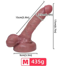 ARMONY - DILDO SILICONE LÍQUIDO REALÍSTICO 15 CM - Sexshoptuga  Sexshoptuga 