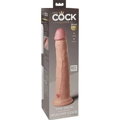 KING COCK - ELITE DILDO SILICONE REALISTA 25.4 CM - Sexshoptuga 