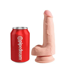 KING COCK - DILDO TRIPLA DENSIDADE 13 CM COM TESTÍCULOS - Sexshoptuga  Sexshoptuga 