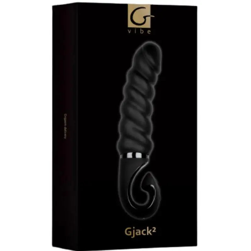 G-VIBE - G-JACK 2 - DILDO VIBRANTE PRETO - Sexshoptuga 