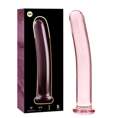 NEBULA SERIES BY IBIZA - MODELO 8 DILDO VIDRO BOROSILICADO TRANSPARENTE 14.5 CM -O- 2 CM - Sexshoptuga 