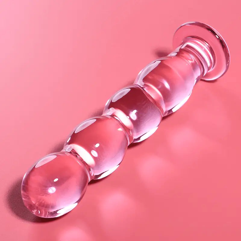 NEBULA SERIES BY IBIZA - MODELO 10 DILDO VIDRO BOROSILICADO TRANSPARENTE 16.5 CM -O- 3.5 CM - Sexshoptuga 