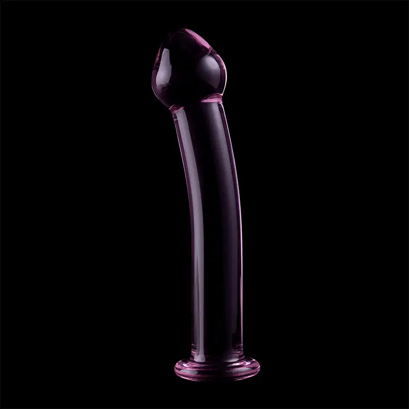 NEBULA SERIES BY IBIZA - MODELO 11 DILDO VIDRO BOROSILICADO TRANSPARENTE 16 CM -O- 3 CM - Sexshoptuga 