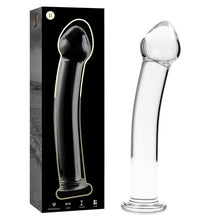 NEBULA SERIES BY IBIZA - MODELO 11 DILDO VIDRO BOROSILICADO TRANSPARENTE 16 CM -O- 3 CM - Sexshoptuga  Sexshoptuga 