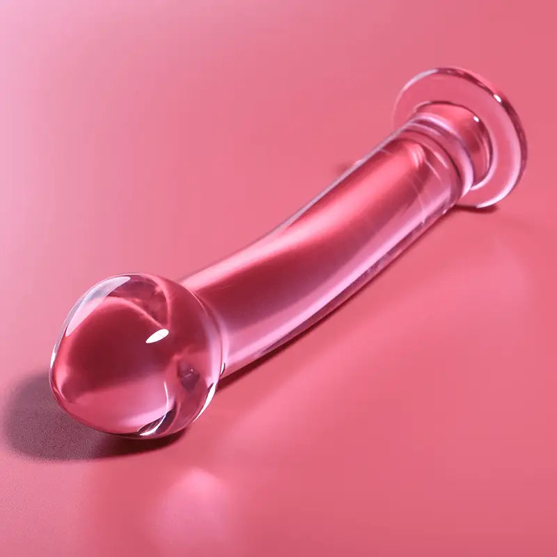 NEBULA SERIES BY IBIZA - MODELO 11 DILDO VIDRO BOROSILICADO TRANSPARENTE 16 CM -O- 3 CM - Sexshoptuga 