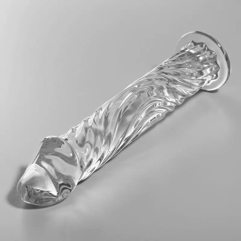 Dildo Vidro Borosilicado Transparente Nebula Series by Ibiza 17 cm