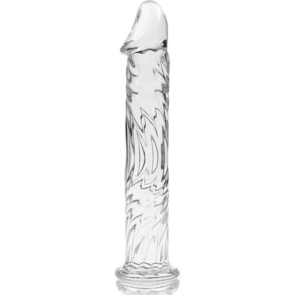 Dildo Vidro Borosilicado Transparente Nebula Series by Ibiza 17 cm