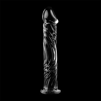 Dildo Vidro Borosilicado Transparente Nebula Series by Ibiza 17 cm