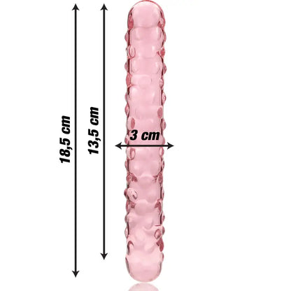 Dildo Vidro Borosilicado Transparente Nebula Series by Ibiza 18.5 cm