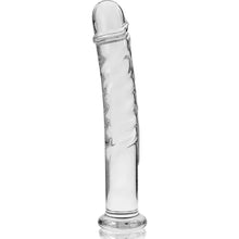 NEBULA SERIES BY IBIZA - MODELO 16 DILDO VIDRO BOROSILICADO TRANSPARENTE 18.5 CM -O- 3 CM - Sexshoptuga  Sexshoptuga 