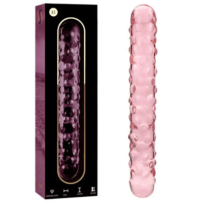 Dildo Vidro Borosilicado Transparente Nebula Series by Ibiza 18.5 cm