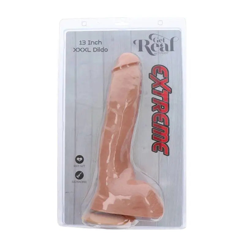 GET REAL - EXTREME XXXL DILDO 34 CM PELE - Sexshoptuga 