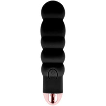 DOLCE VITA - VIBRADOR RECARREGÁVEL SEIS PRETO 7 VELOCIDADES - Sexshoptuga  Sexshoptuga 