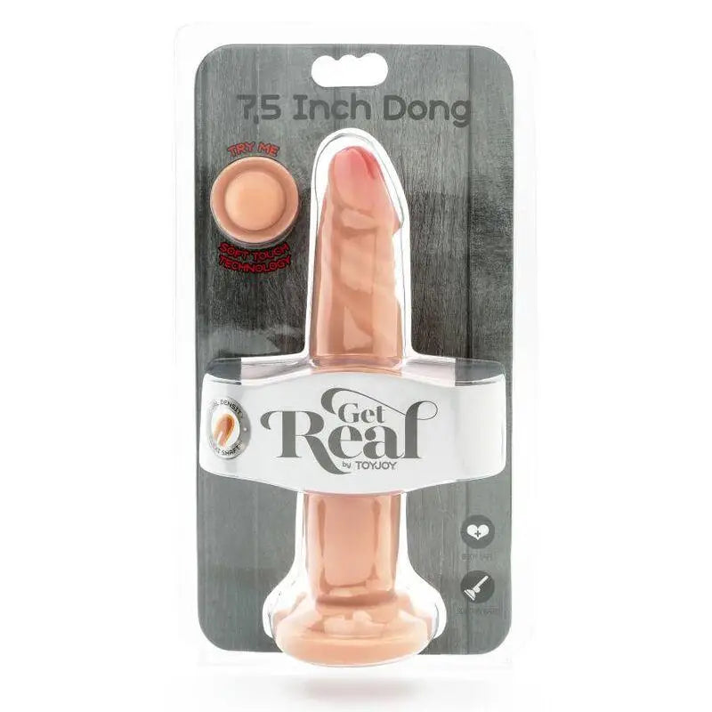 GET REAL - DONG DUAL DENSIDADE PELE 19 CM - Sexshoptuga 