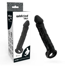 ADDICTED TOYS - DONG EXTENSO PRETA - Sexshoptuga  Sexshoptuga 