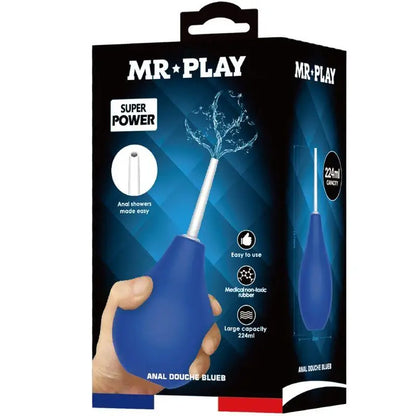 MR PLAY - DUCHA ANAL BLUEB SUPER POWER AZUL - Sexshoptuga 