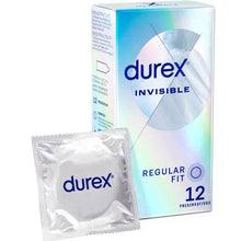 DUREX - INVISÍVEL EXTRA FINO 12 UNIDADES - Sexshoptuga  Sexshoptuga 