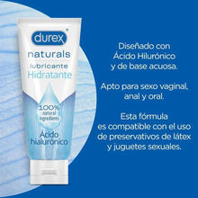 DUREX - LUBRIFICANTE HIDRATANTE NATURAIS 100 ML - Sexshoptuga  Sexshoptuga 