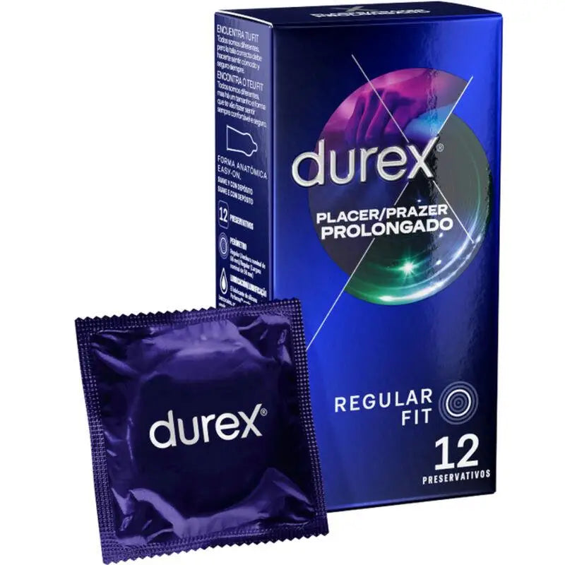 DUREX - PRAZER PROLONGADO ATRASADO 12 UNIDADES - Sexshoptuga 