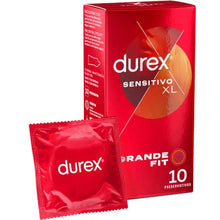 DUREX - PRESERVATIVOS SENSITIVE XL 10 UNIDADES - Sexshoptuga  Sexshoptuga 