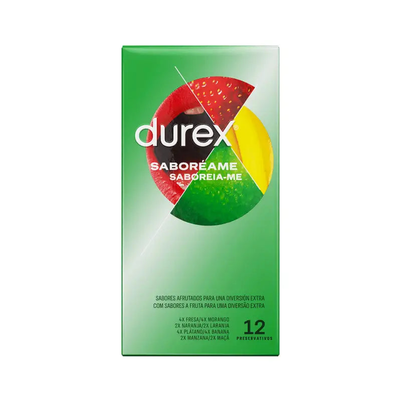 DUREX - SABOREAME 12 UNIDADES - Sexshoptuga 