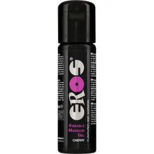 EROS - ÓLEO DE MASSAGEM COM EFEITO CALOR CEREJA BEIJVEL 100 ML - Sexshoptuga  Sexshoptuga 