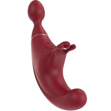 ADRIEN LASTIC - FUSION ESTIMULADOR DE CLITÓRIS TRIPLO & G-SPOT VERMELHO - Sexshoptuga  Sexshoptuga 