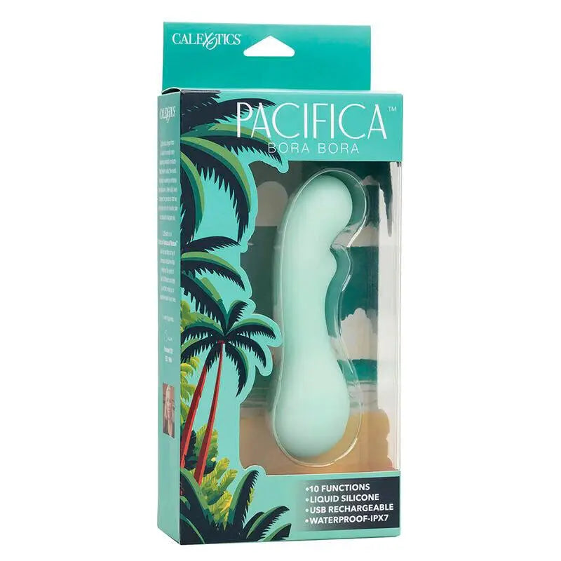 CALEXOTICS - PACIFICA BORA BORA ESTIMULADOR PONTO G 10 VIBRAÇÕES AQUA - Sexshoptuga 