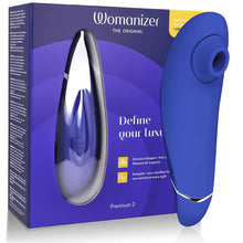 WOMANIZER - PREMIUM 2 ESTIMULADOR CLITORIAL BLUEBERRY - Sexshoptuga  Sexshoptuga 