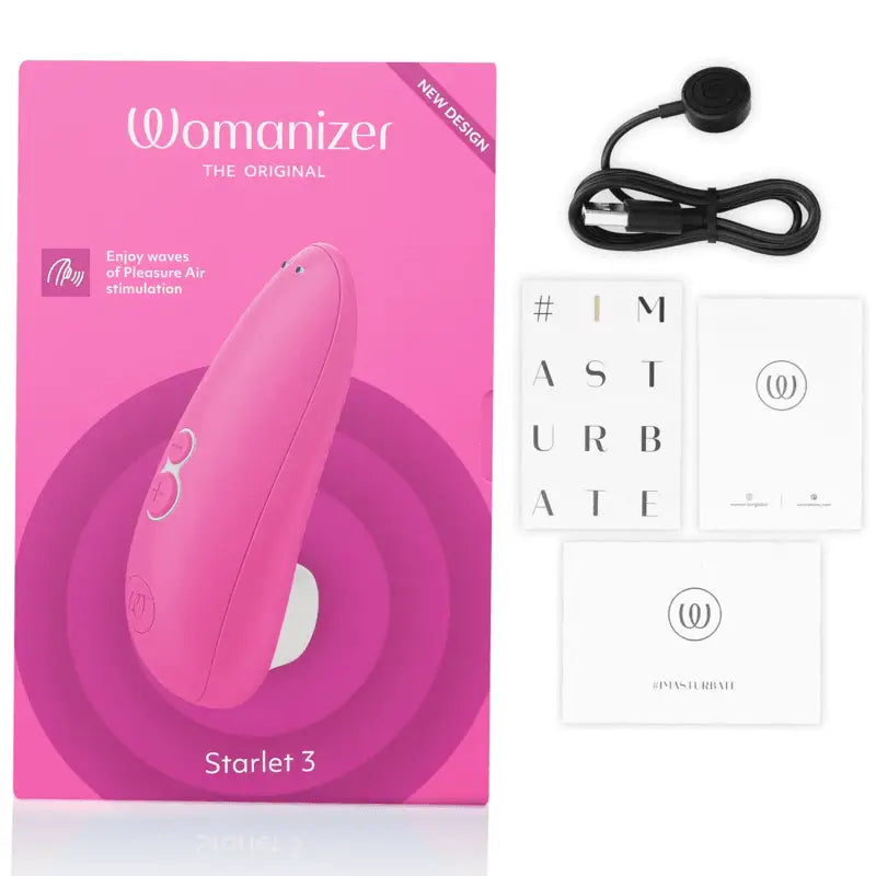 WOMANIZER - STARLET 3 ESTIMULADOR CLITORIAL ROSA - Sexshoptuga 