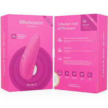 WOMANIZER - STARLET 3 ESTIMULADOR CLITORIAL ROSA - Sexshoptuga  Sexshoptuga 