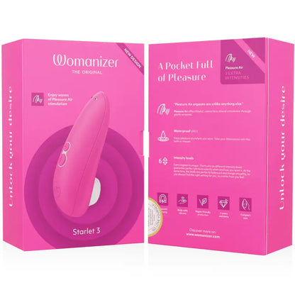 WOMANIZER - STARLET 3 ESTIMULADOR CLITORIAL ROSA - Sexshoptuga 