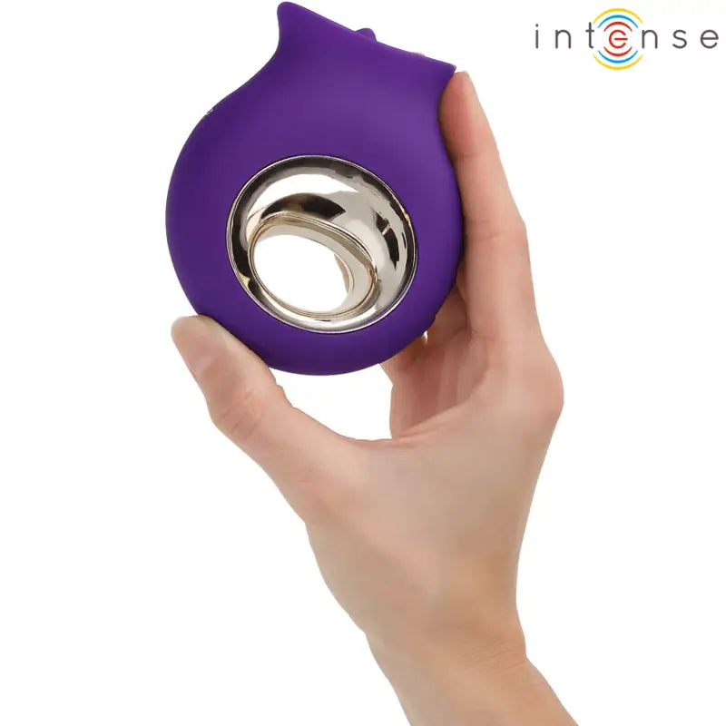 INTENSE - ESTIMULADOR DE CLITÓRIS TULI 9 VIBRAÇÕES E 9 OSCILAÇÕES ROXO - Sexshoptuga 