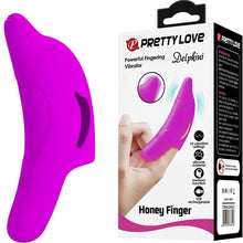 PRETTY LOVE - ESTIMULADOR DE DEDO ROXO DELPHINI PODEROSO - Sexshoptuga  Sexshoptuga 