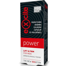 EXCITE - POWER GEL DE AUMENTO DE EREÇÃO 20 ML - Sexshoptuga  Sexshoptuga 