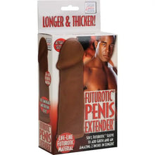 CALEXOTICS - EXTENSOR DE PÊNIS FUTUROTIC MARROM - Sexshoptuga  Sexshoptuga 