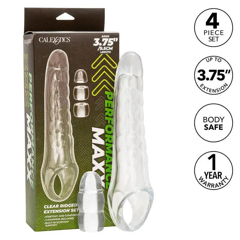 CALEXOTICS - MAXX PENIS EXTENDER AJUSTÁVEL TRANSPARENTE - Sexshoptuga 