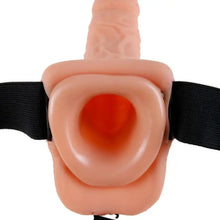 FETISH FANTASY SERIES - 7 STRAP-ON OCO COM BOLAS 17,8CM CARNE - Sexshoptuga  Sexshoptuga 