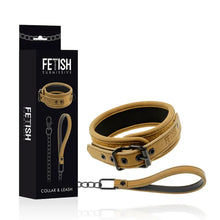 FETISH SUBMISSIVE ORIGEN - COLAR FORRO DE NEOPRENE COM CORRENTE - Sexshoptuga  Sexshoptuga 