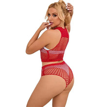 SUBBLIME - 952402 FISHNET SET COM DIAMANTES ROSA TAMANHO ÚNICO - Sexshoptuga  Sexshoptuga 