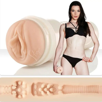 FLESHLIGHT - VAGINA STOYA DESTROYA + LANÇAMENTO UNIVERSAL + LUBRIFICANTE AQUA QUALITY 50 ML - Sexshoptuga 