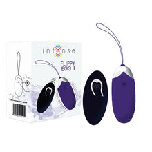 INTENSE - FLIPPY II VIBRANTE OVO COM CONTROLE REMOTO ROXO - Sexshoptuga  Sexshoptuga 