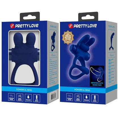 PRETTY LOVE - FRANCISCO ANEL VIBRANTE DUPLO COELHO AZUL - Sexshoptuga 