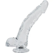 ALIVE - GARANHÃO PÊNIS REALÍSTICO TRANSPARENTE 22 CM - Sexshoptuga  Sexshoptuga 