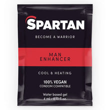 SPARTAN - GEL AUMENTADOR DE EREÇÃO COM EFEITO FRIO QUENTE 100% VEGANO 4ML - Sexshoptuga  Sexshoptuga 