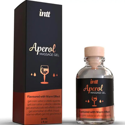 INTT MASSAGE & ORAL SEX - GEL DE MASSAGEM APEROL EFEITO DE CALOR INTENSO - Sexshoptuga 