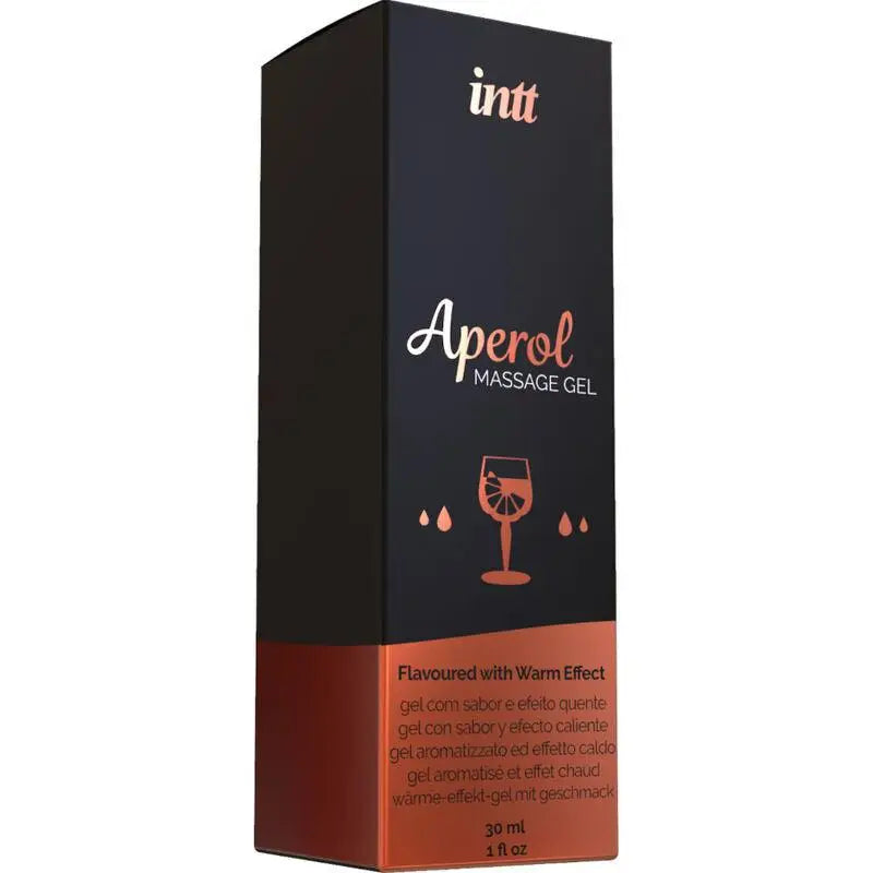 INTT MASSAGE & ORAL SEX - GEL DE MASSAGEM APEROL EFEITO DE CALOR INTENSO - Sexshoptuga 