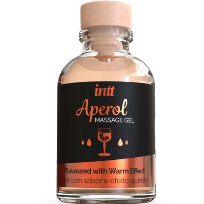 INTT MASSAGE & ORAL SEX - GEL DE MASSAGEM APEROL EFEITO DE CALOR INTENSO - Sexshoptuga 